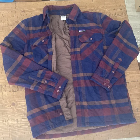 Like New Patagonia Insulated Button Down Plaid Flannel - Picture 3 of 4